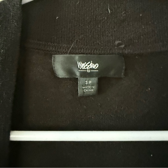 Women's Black Open Front Cardigan - Picture 2 of 3